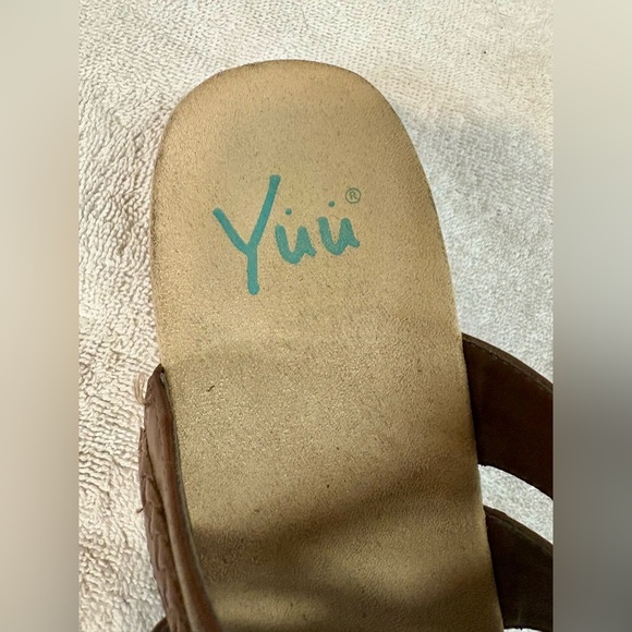 Yuu Women’s Brown Dansa Slip On Sandals Size 9M - Picture 6 of 7
